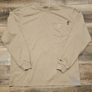 Carhartt Mens Force FR CAT 2 Long Sleeve Loose Fit Shirt